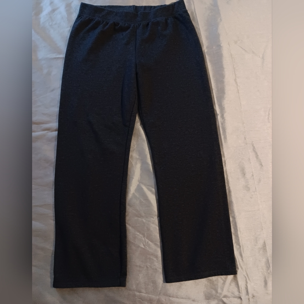 Hanes Petite M Gray Cozy Pants
